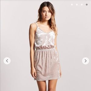 Crushed Velvet Cami Dress